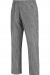 Pantalone cuoco COULISSE GREY STRIPE - rigato grigio melange/bianco