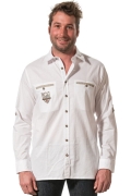 Trachtenhemd THOMAS - weiß