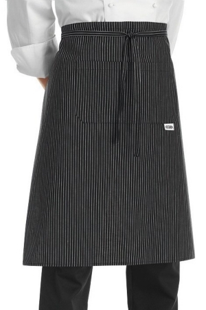 Falda francese TORINO 100 - gessato nero/bianco
