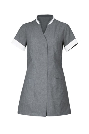 Casacca donna AURELIA 125 - grigio scuro con profilo bianco