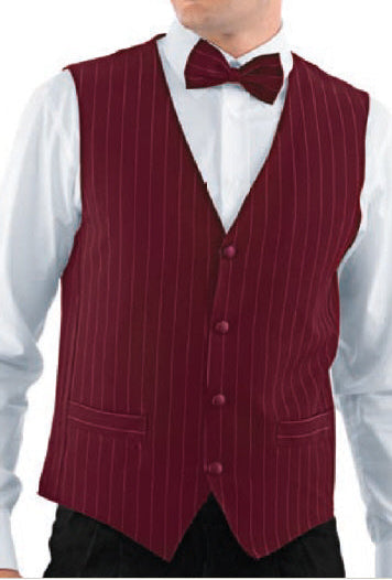 Kellnergilet UNISEX eng gestreift