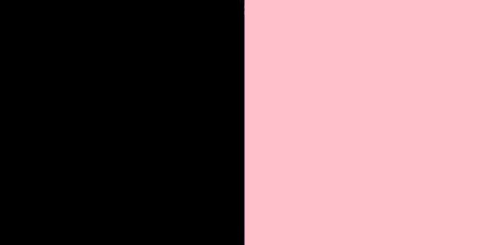 schwarz/rosa